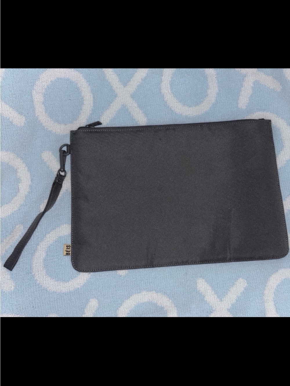 BEIS Black Laptop Sleeve Wristlet